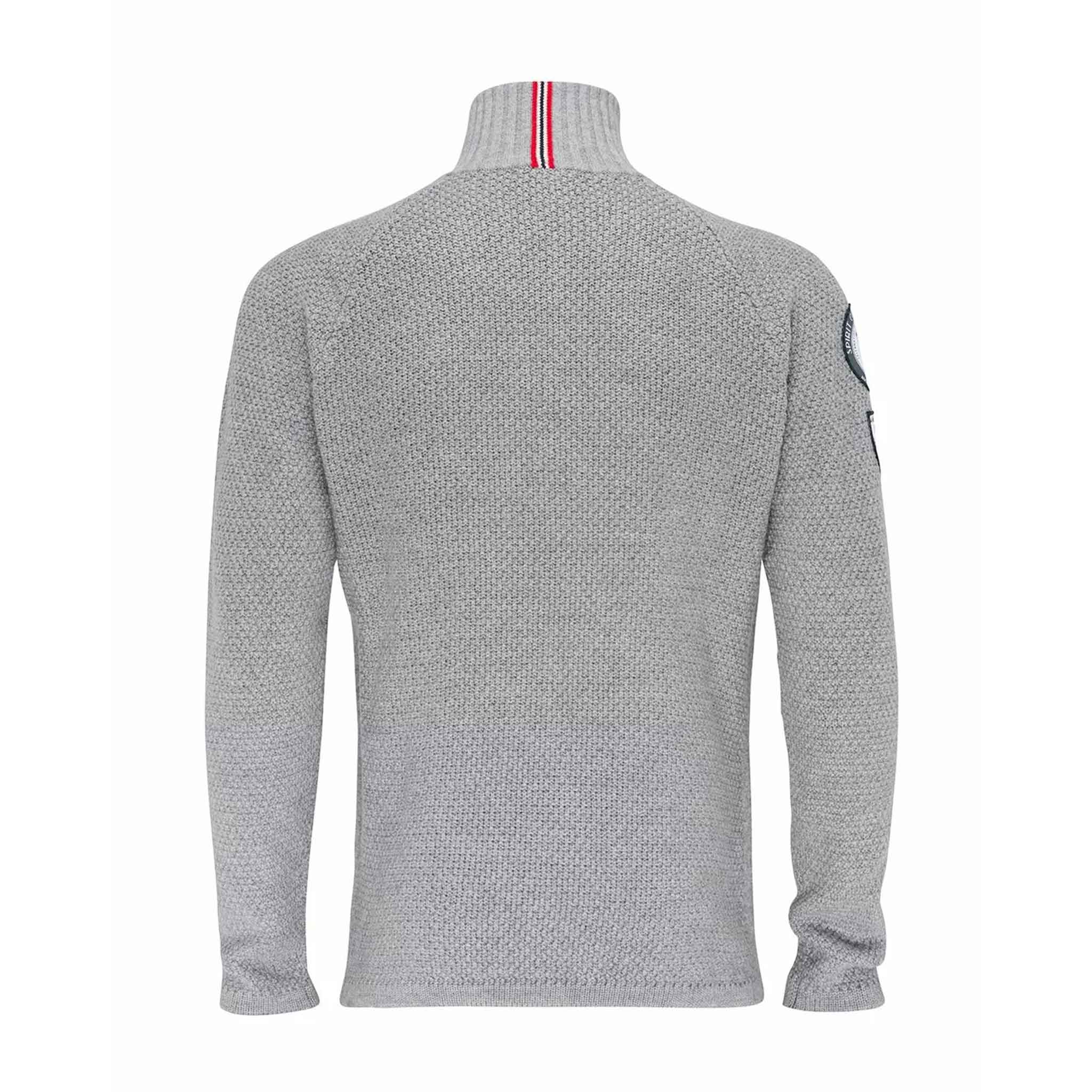 Boiled Ski Flag Sweater in Light Grey