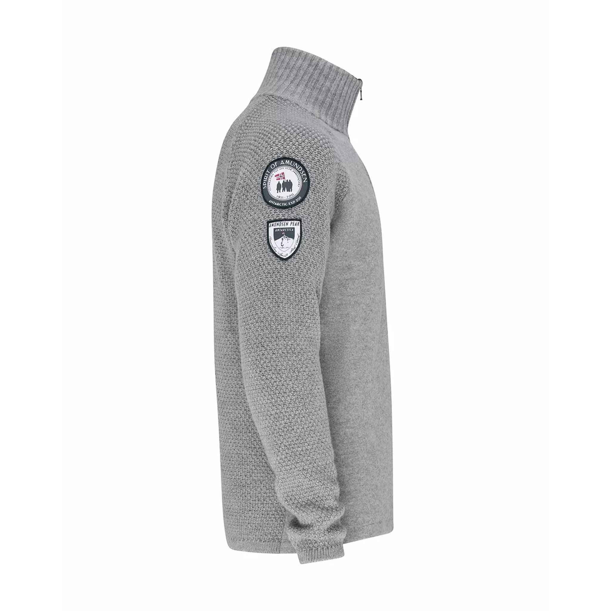 Boiled Ski Flag Sweater in Light Grey