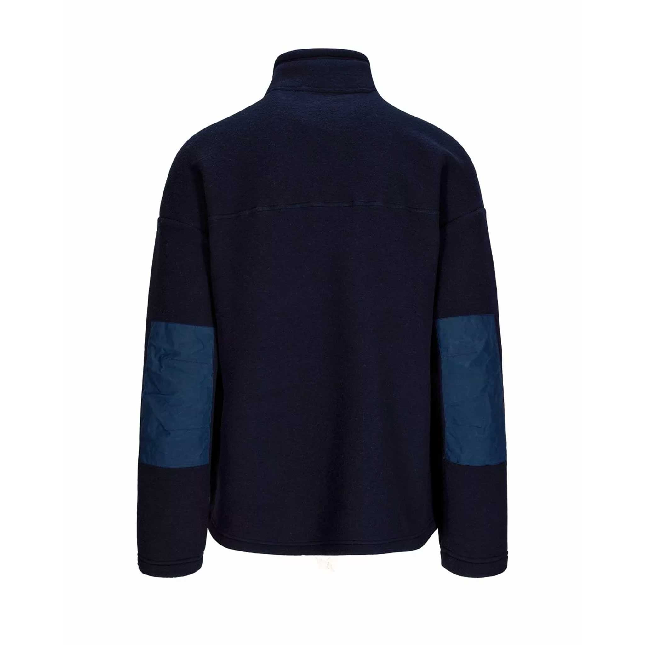 Vagabond Waxed Fleece in Faded Navy