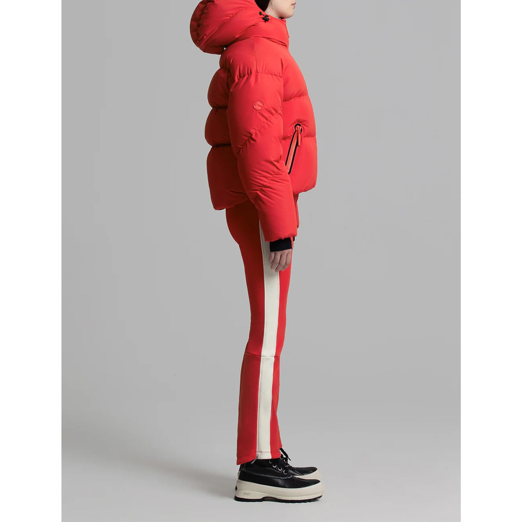 Meribel Ski Jacket in Fiery Red