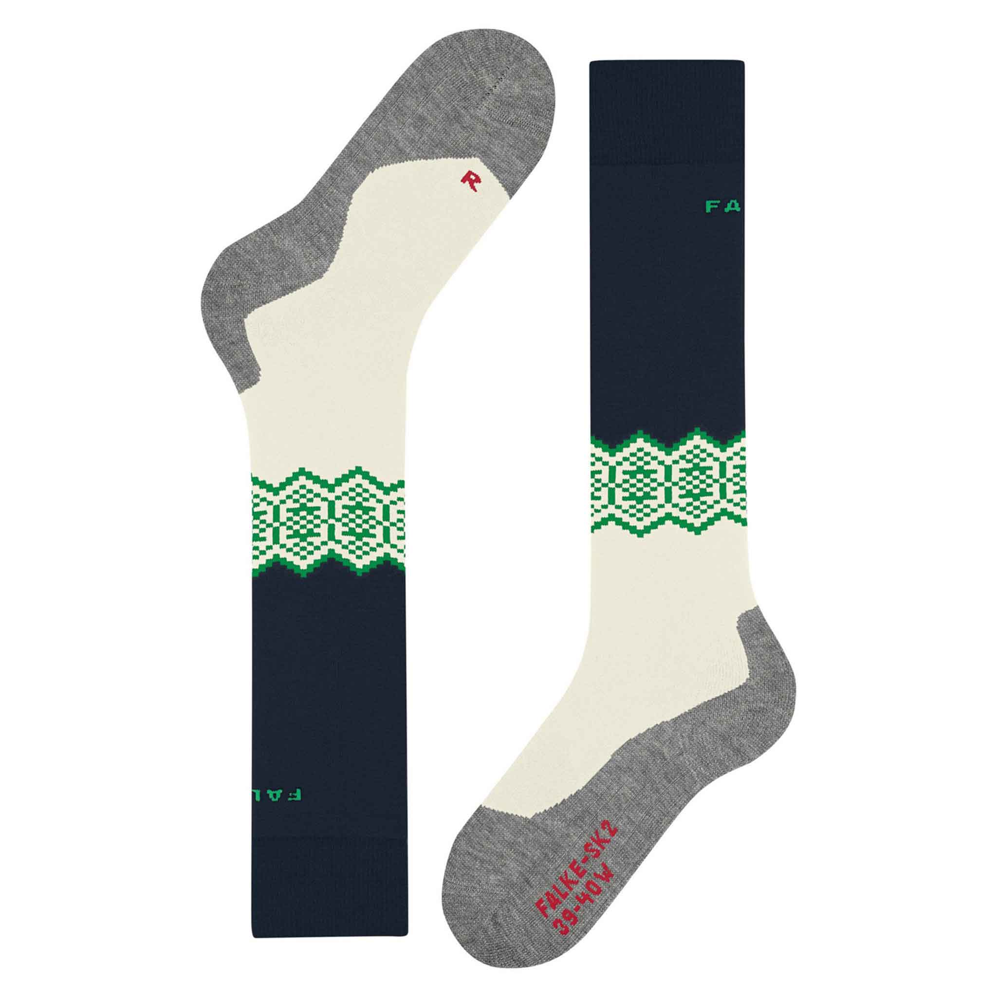 SK2 Men's Ski Socks in Offwhite