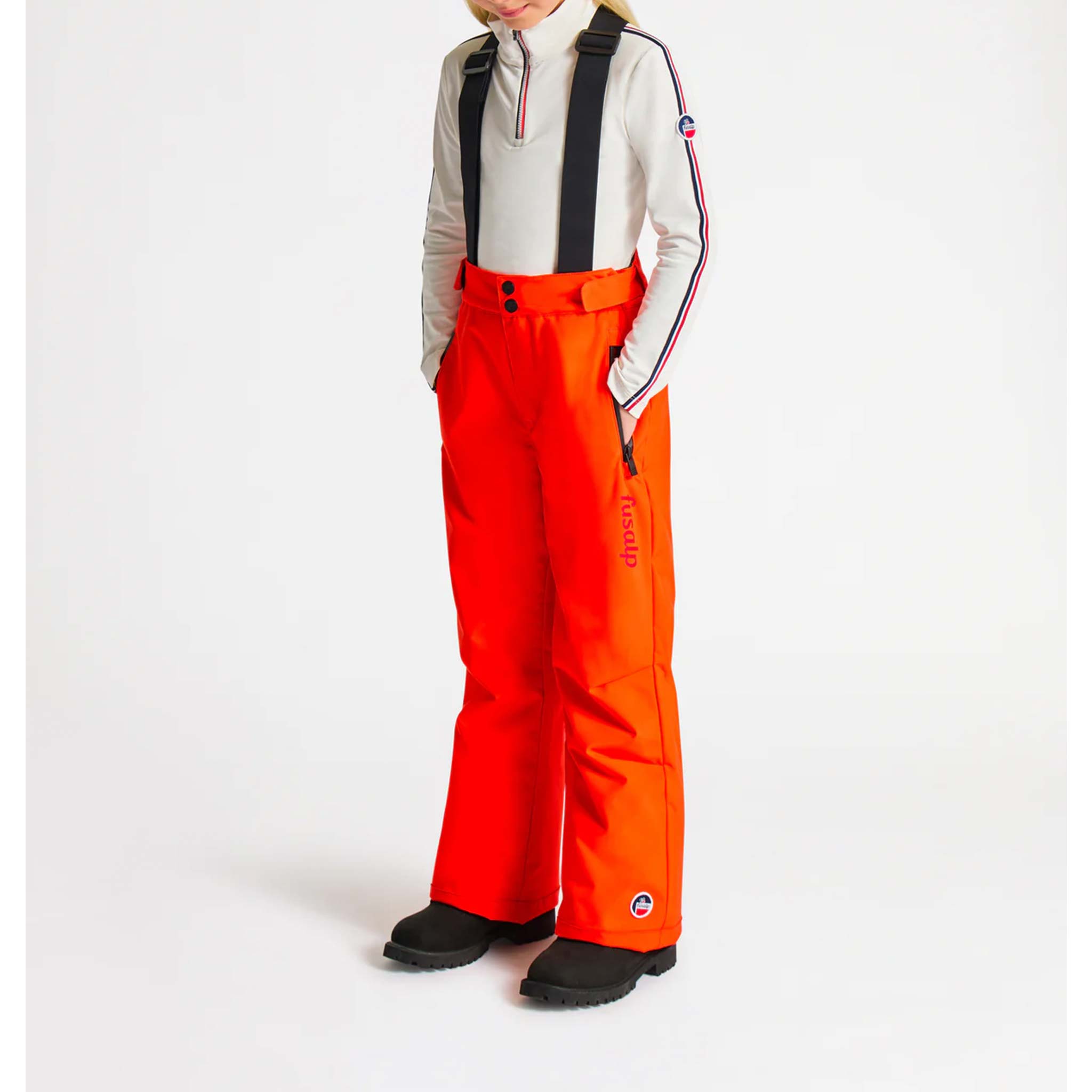 Atlas Kids Ski Pants in Soul Red