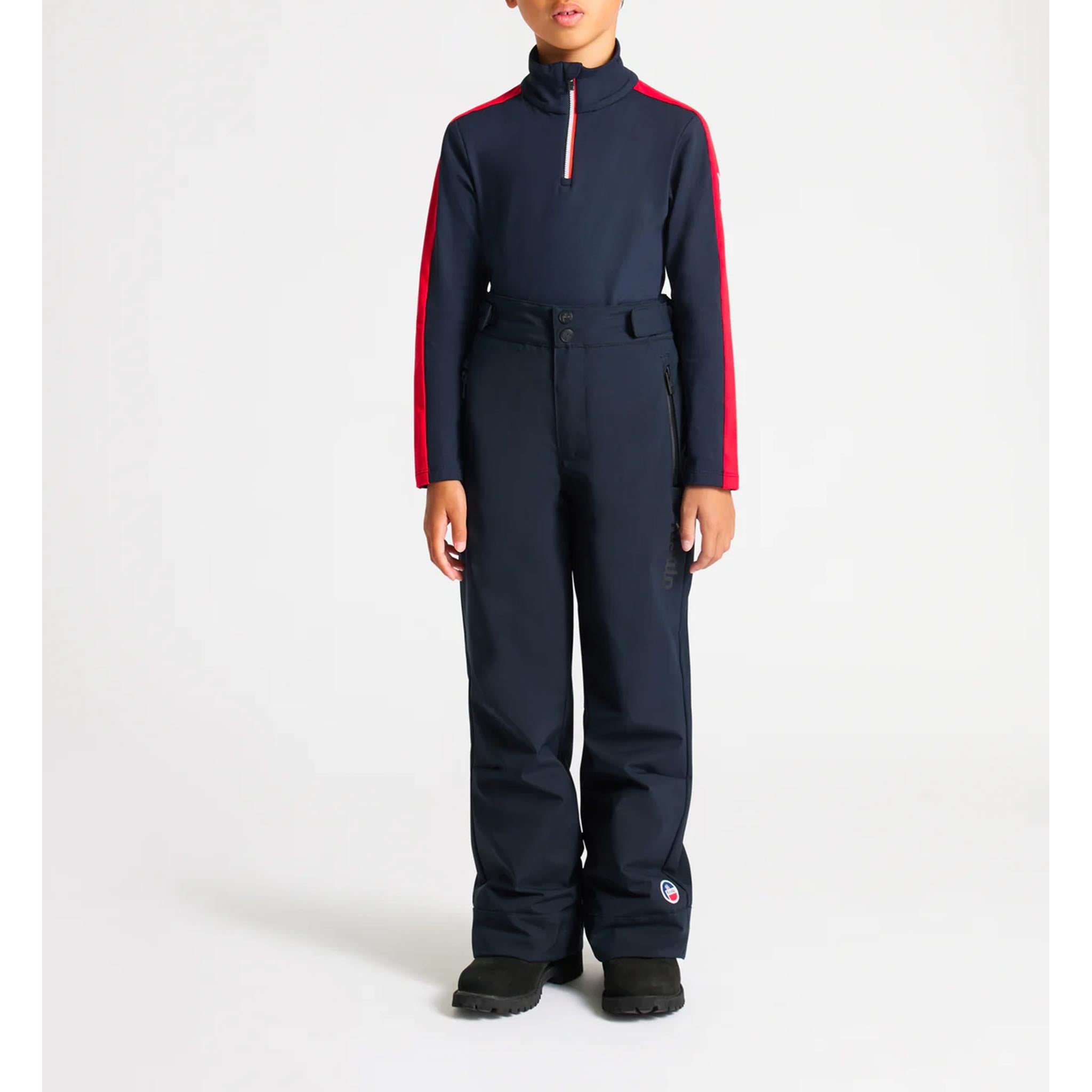 Sinope Kids Midlayer in Navy/Racing Red