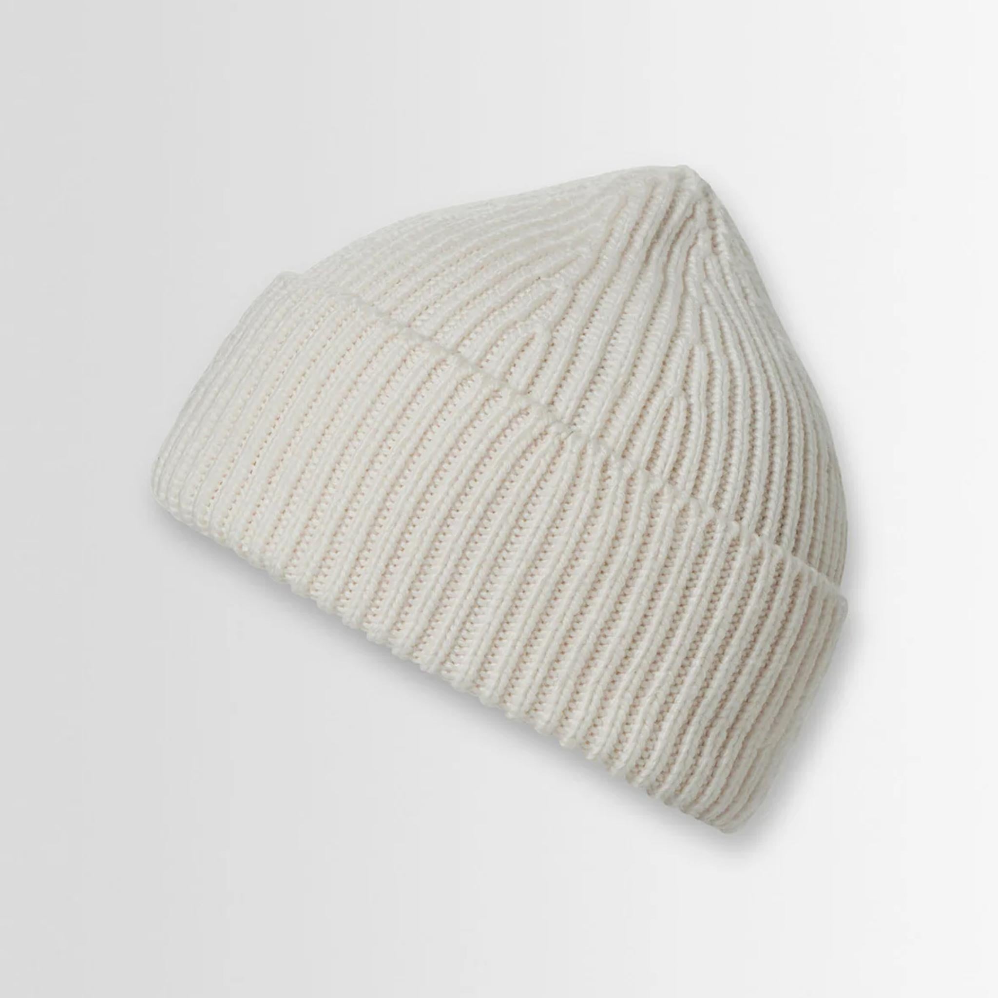 Knit Beanie in White