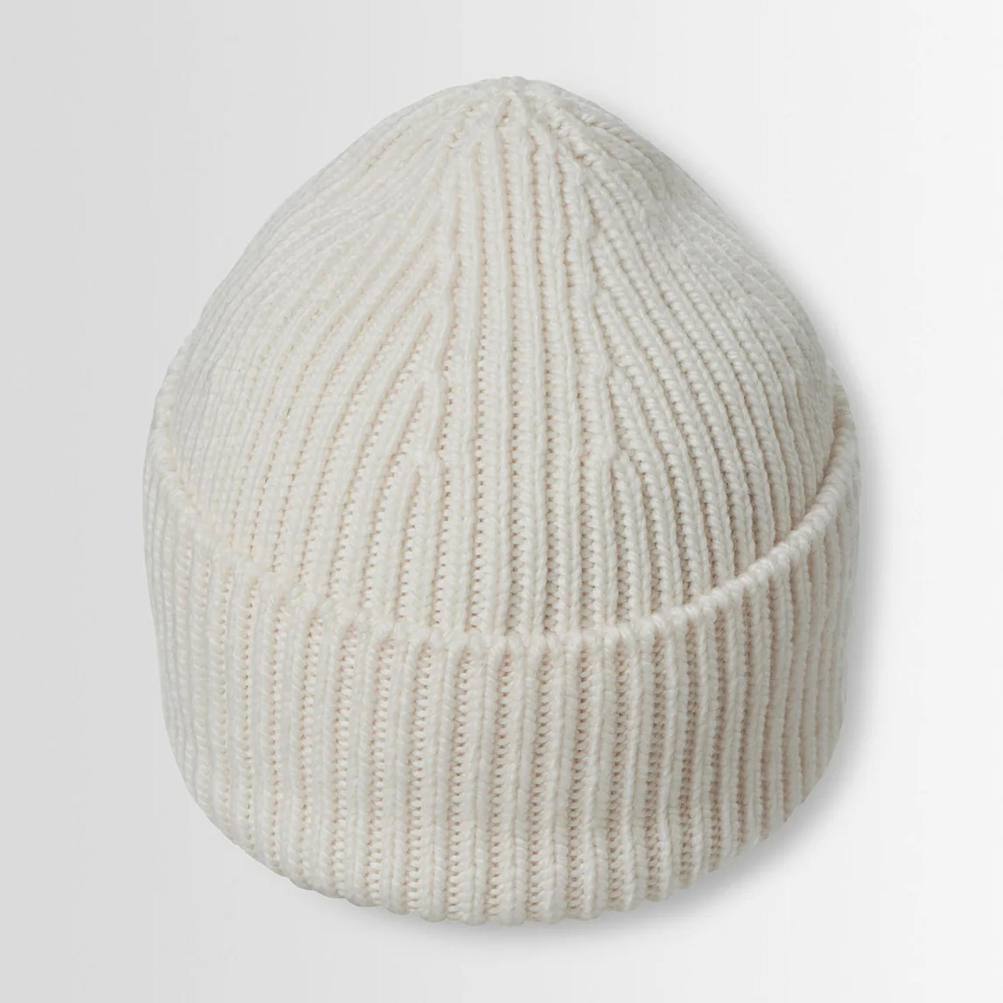 Knit Beanie in White