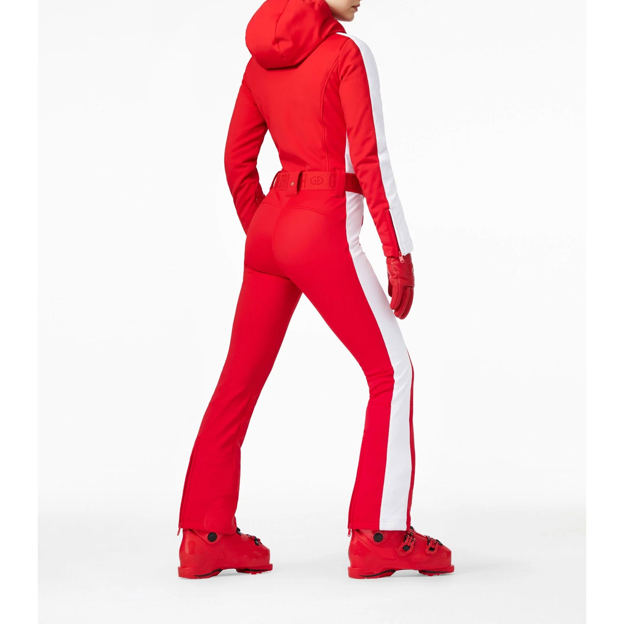 Coureur Ski Suit in Flame Red