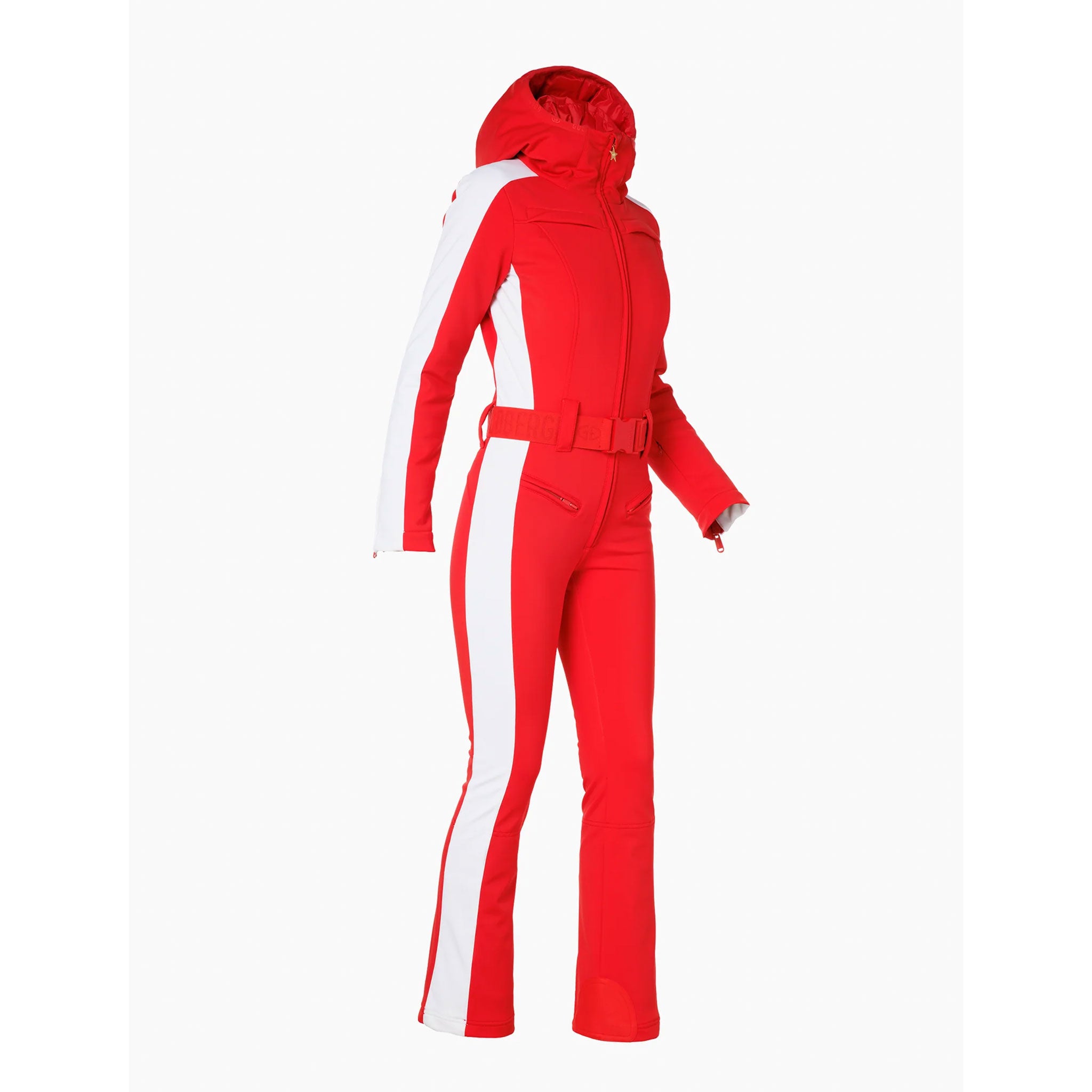 Coureur Ski Suit in Flame Red