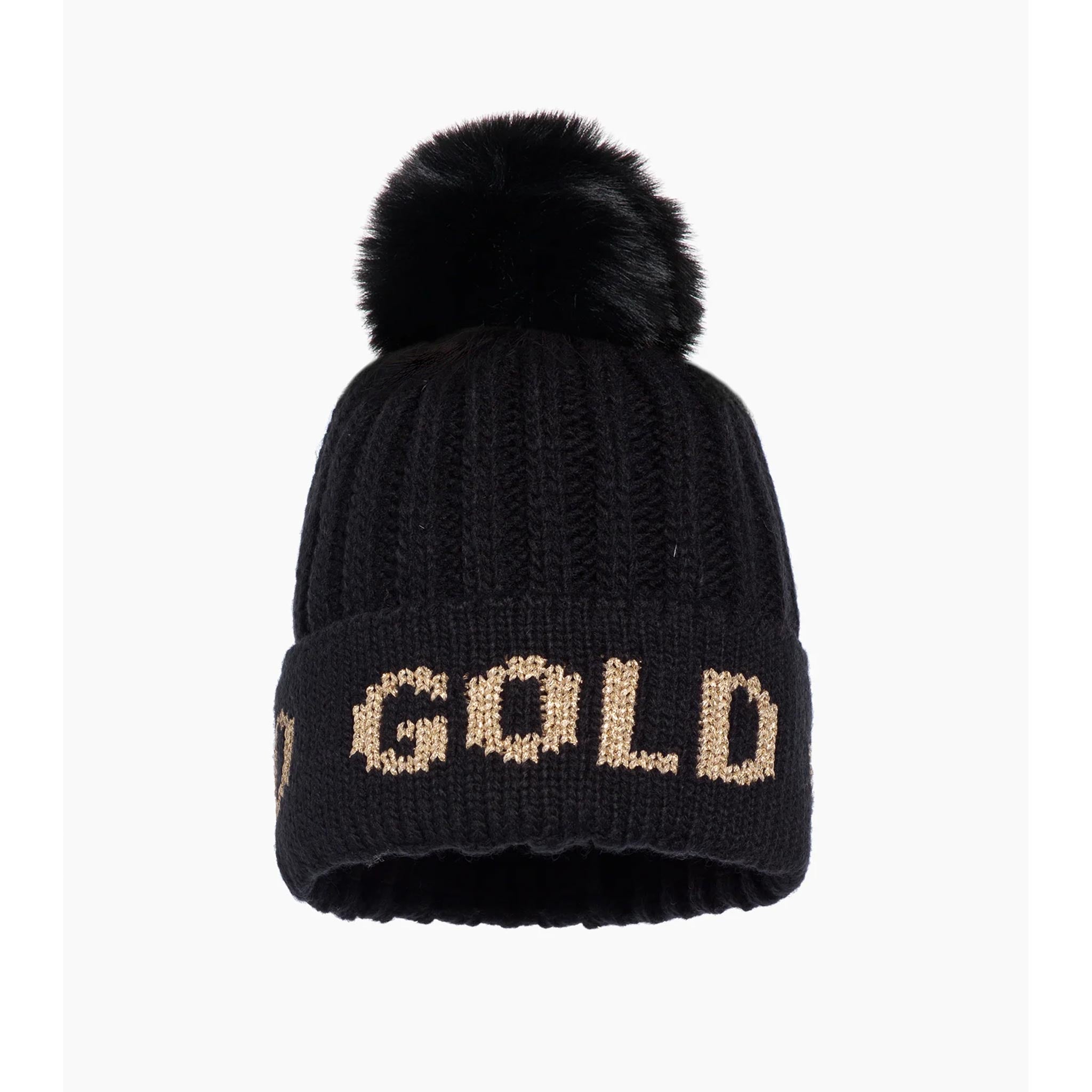 Hodd Beanie in Black/Gold