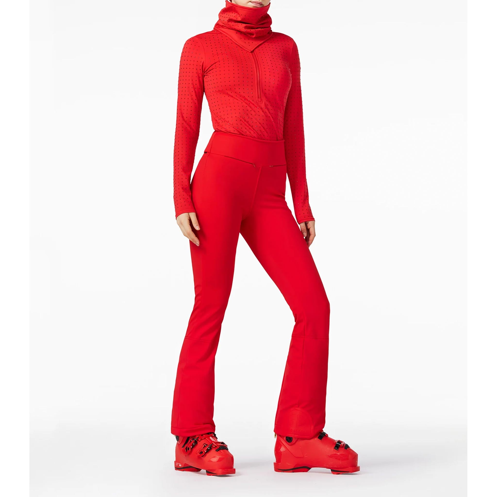 Kate Ski Pants in Flame Red