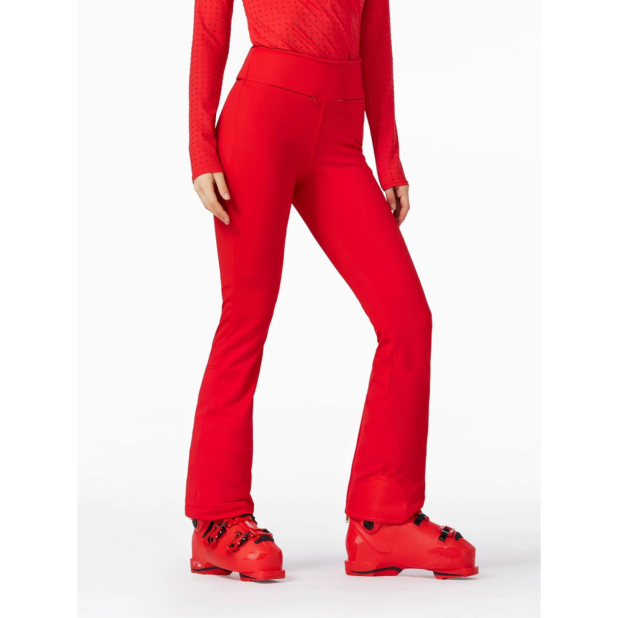 Kate Ski Pants in Flame Red