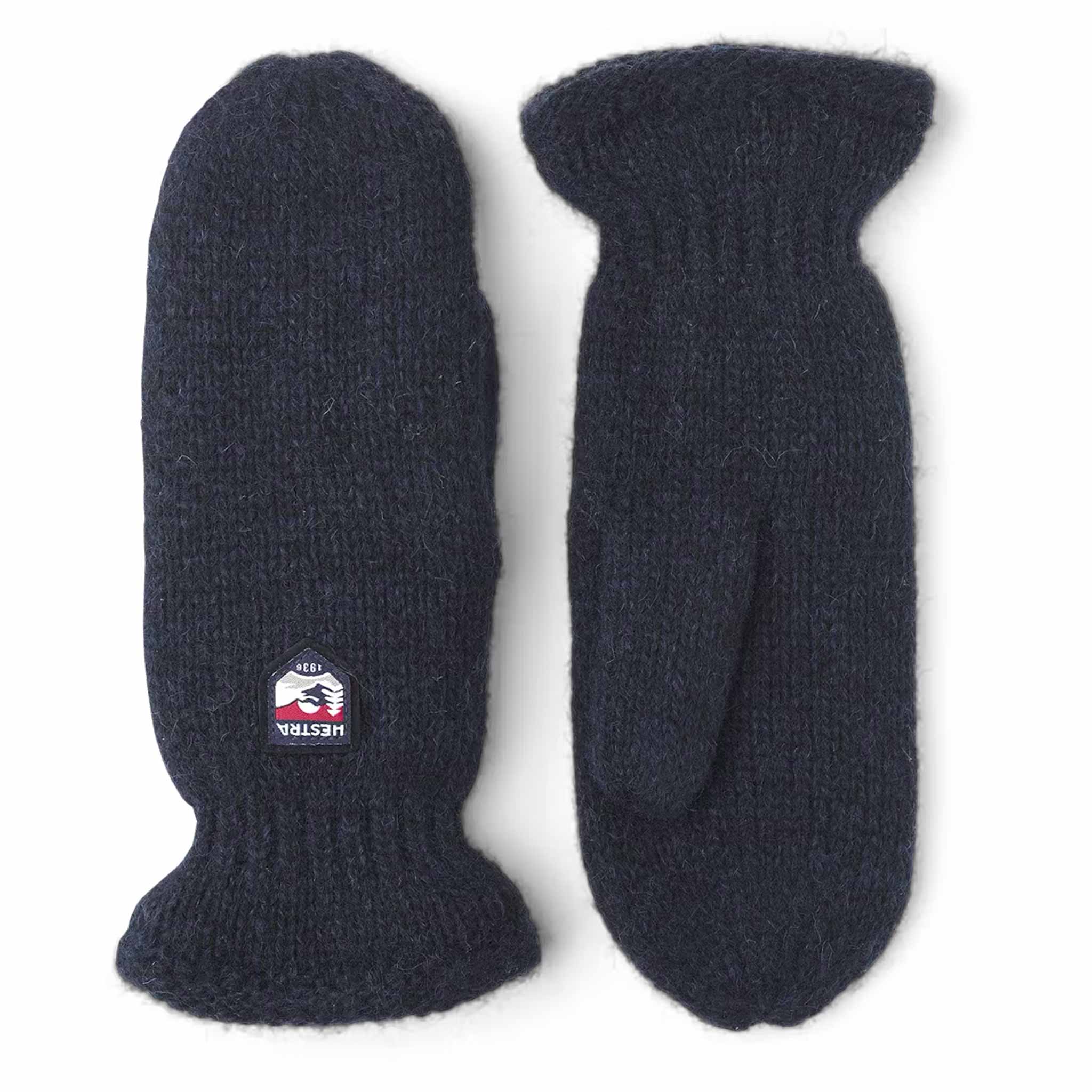 Wool Mitt in Navy