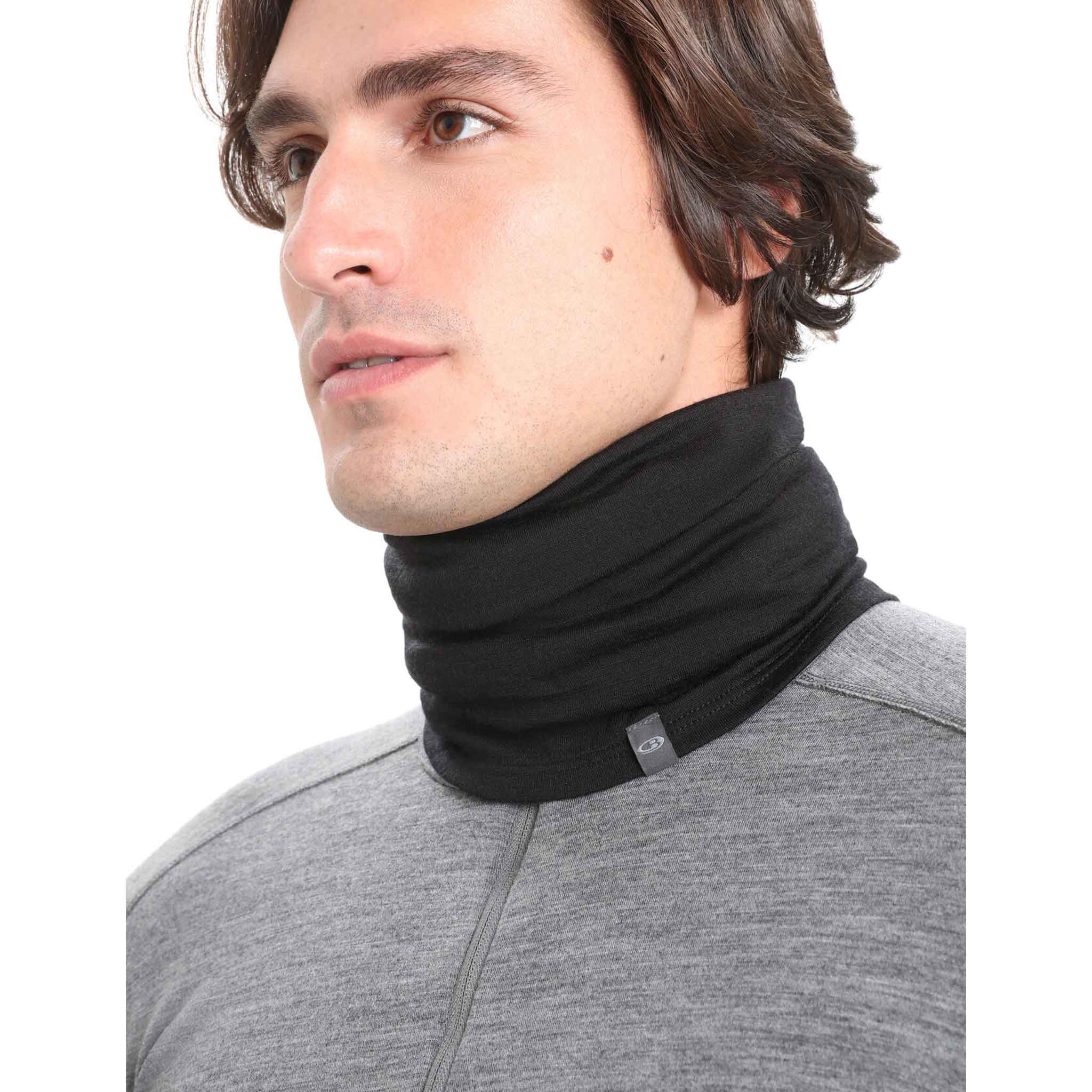 Merino Neck Gaiter in Black