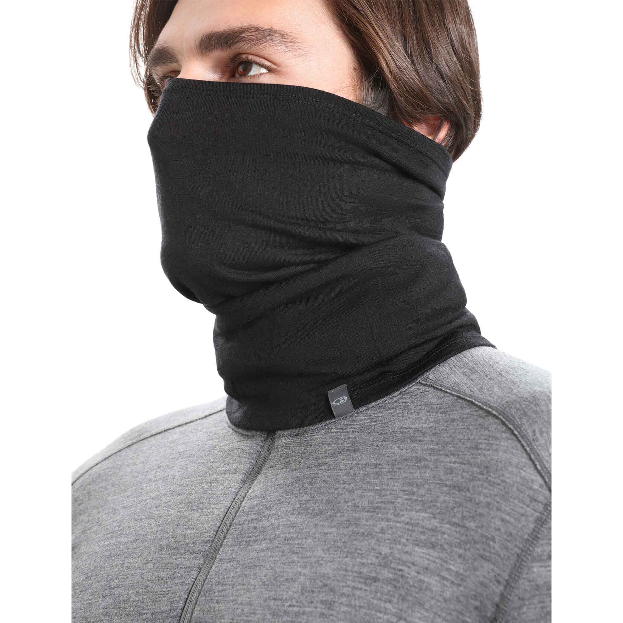 Merino Neck Gaiter in Black