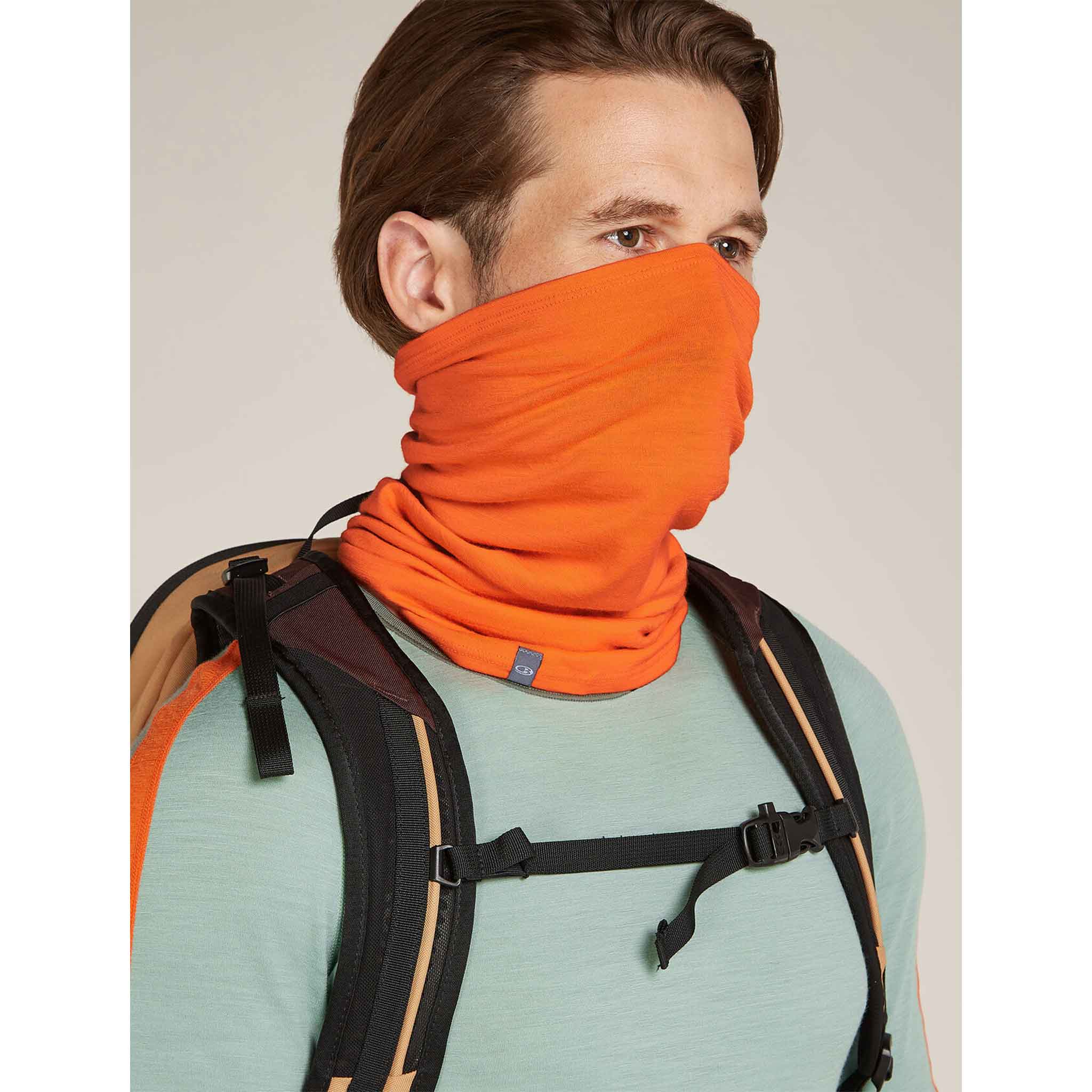 Merino Neck Gaiter in Blaze