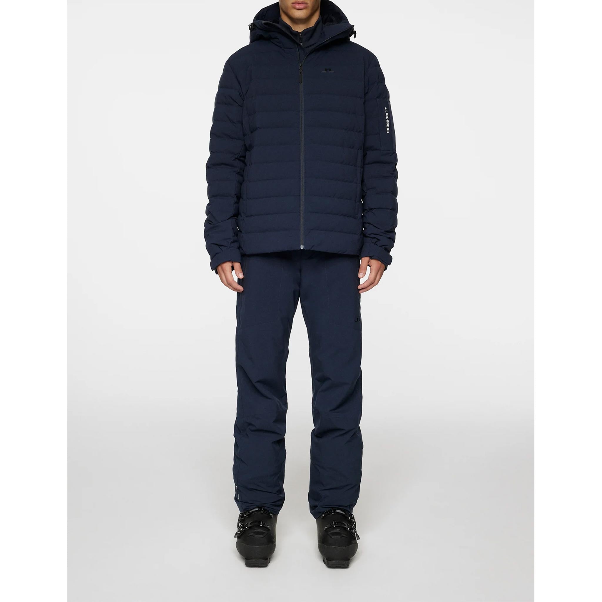 Thermic Down Ski Jacket in Navy