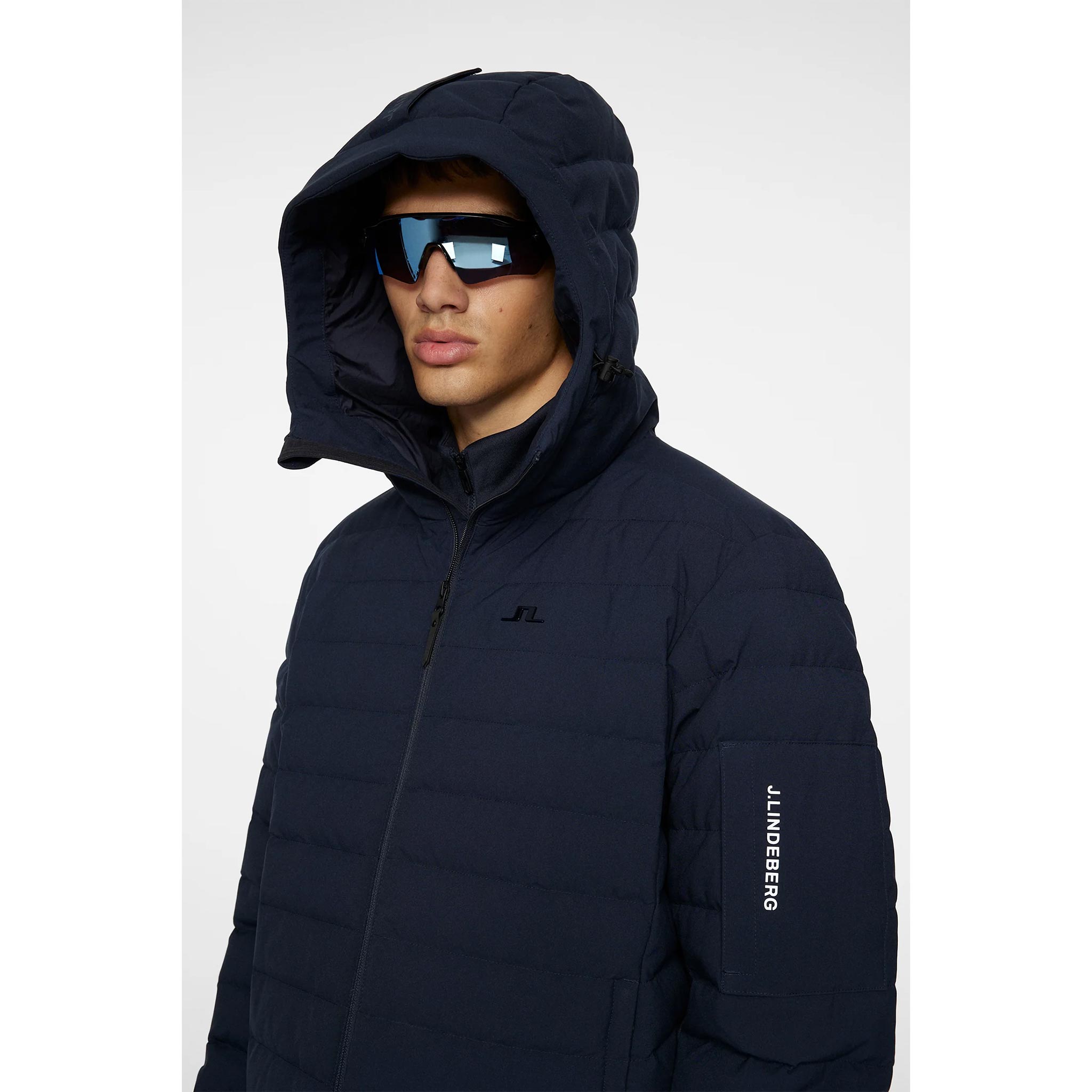 Thermic Down Ski Jacket in Navy