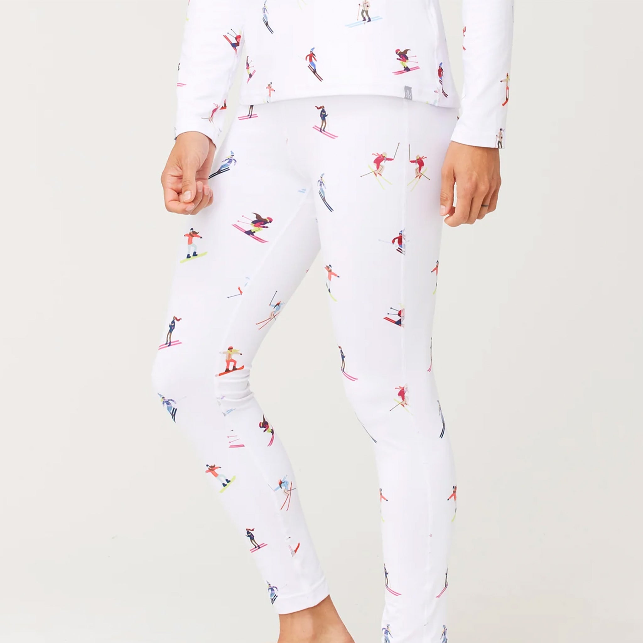 Multi Skiers Leggings in White