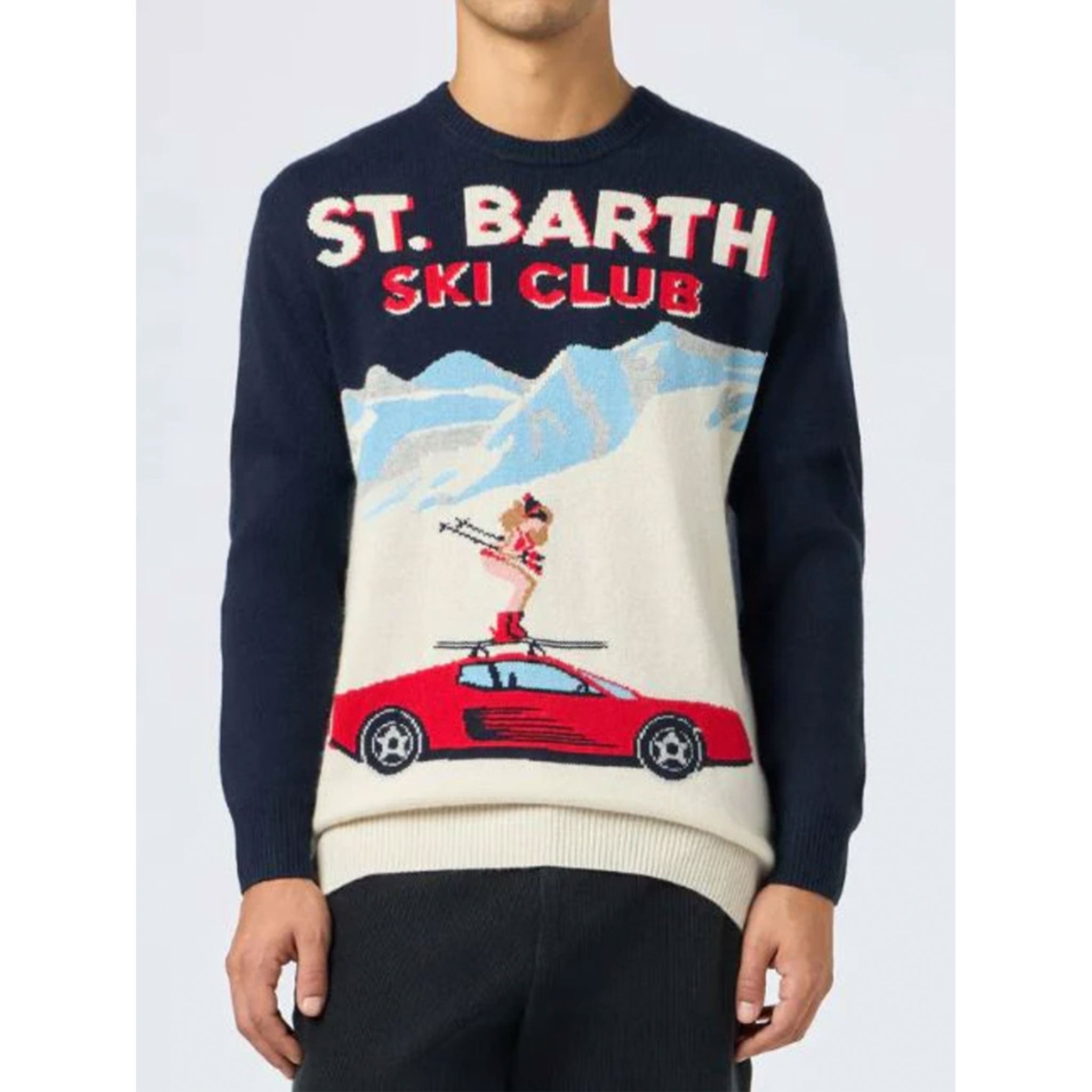 Ski Club Car Sweater