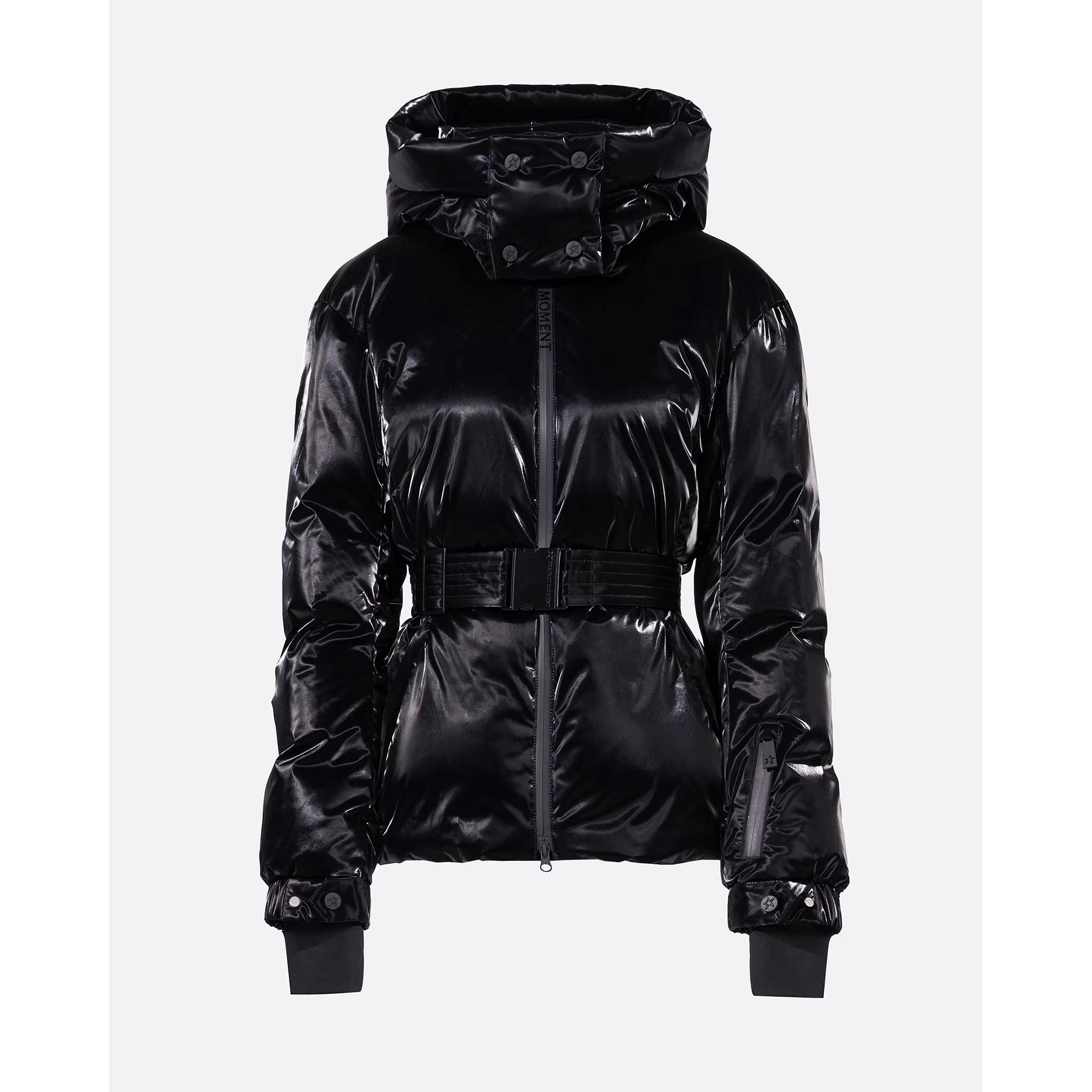 Candice Ski Jacket in Liquid Black