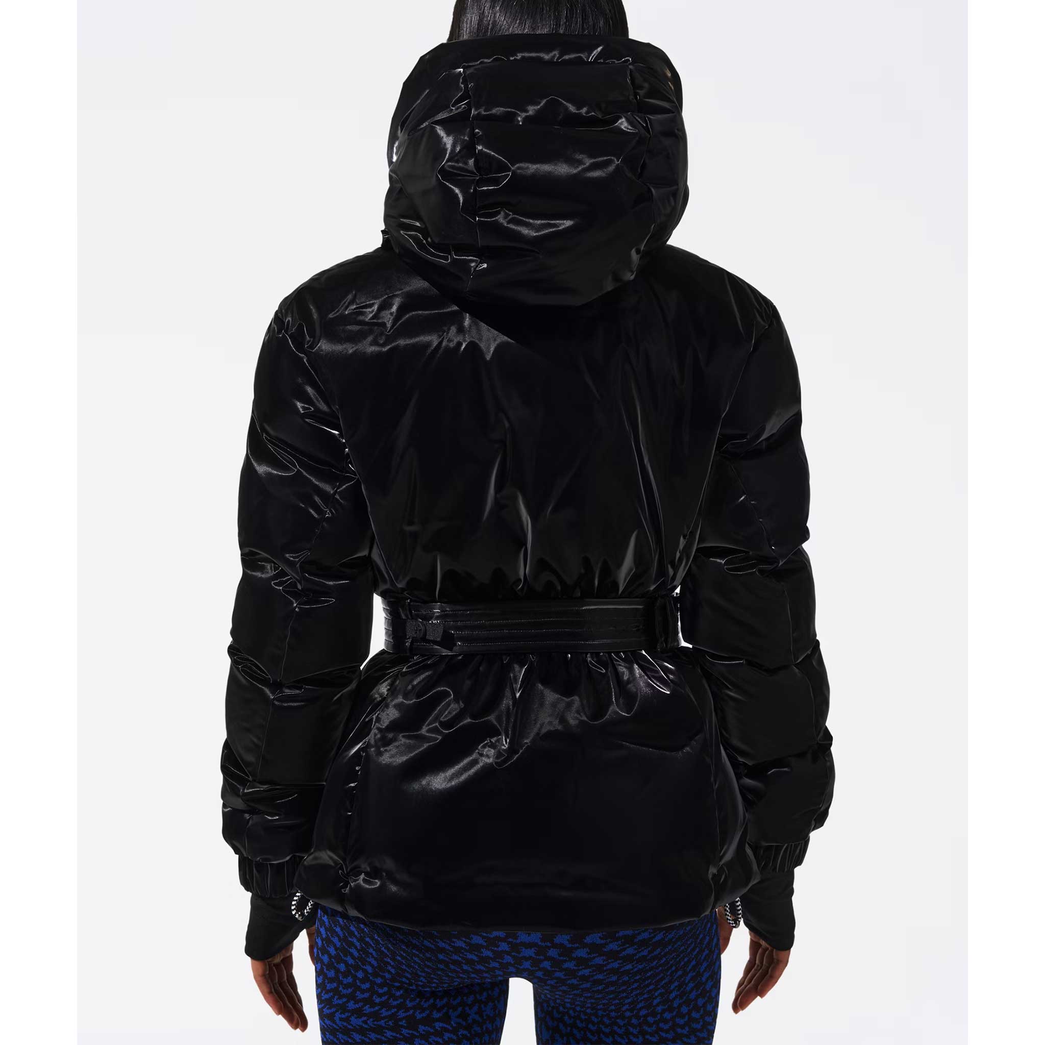 Candice Ski Jacket in Liquid Black