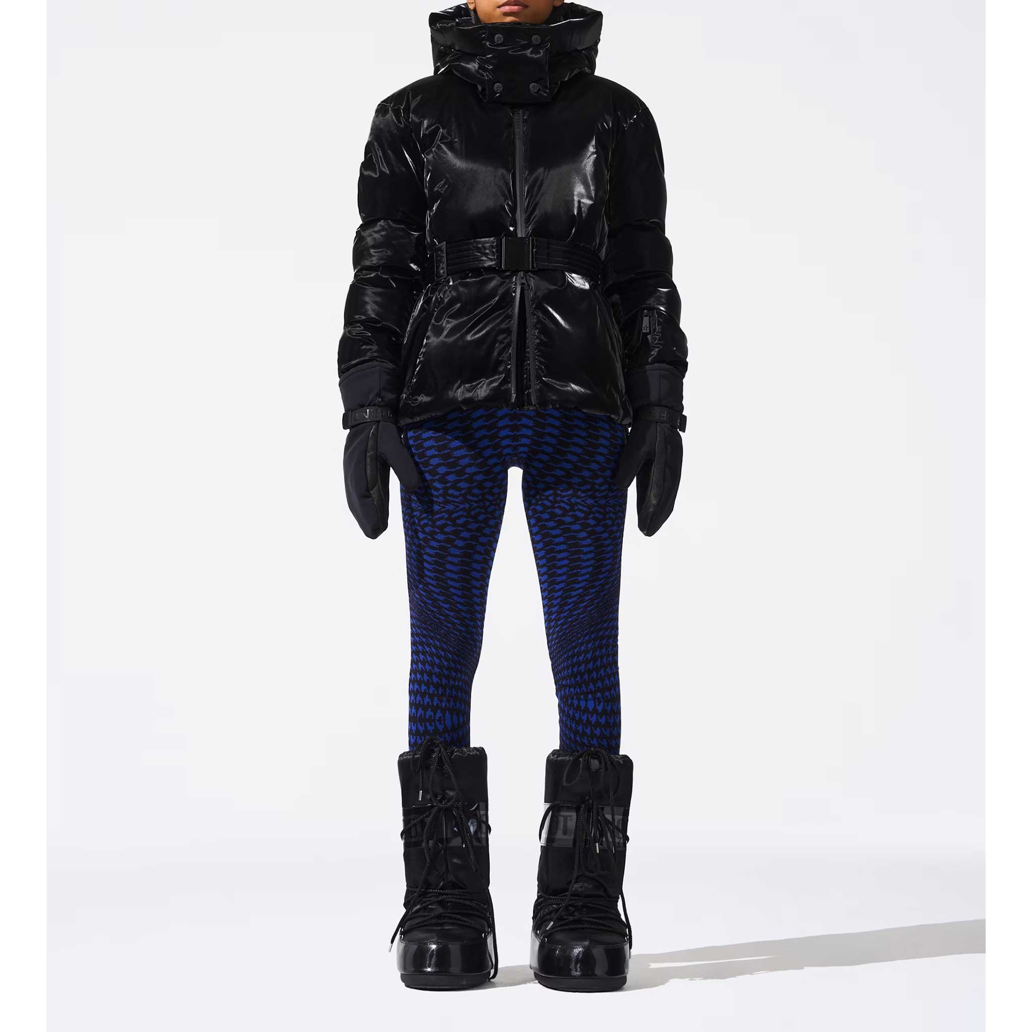 Candice Ski Jacket in Liquid Black