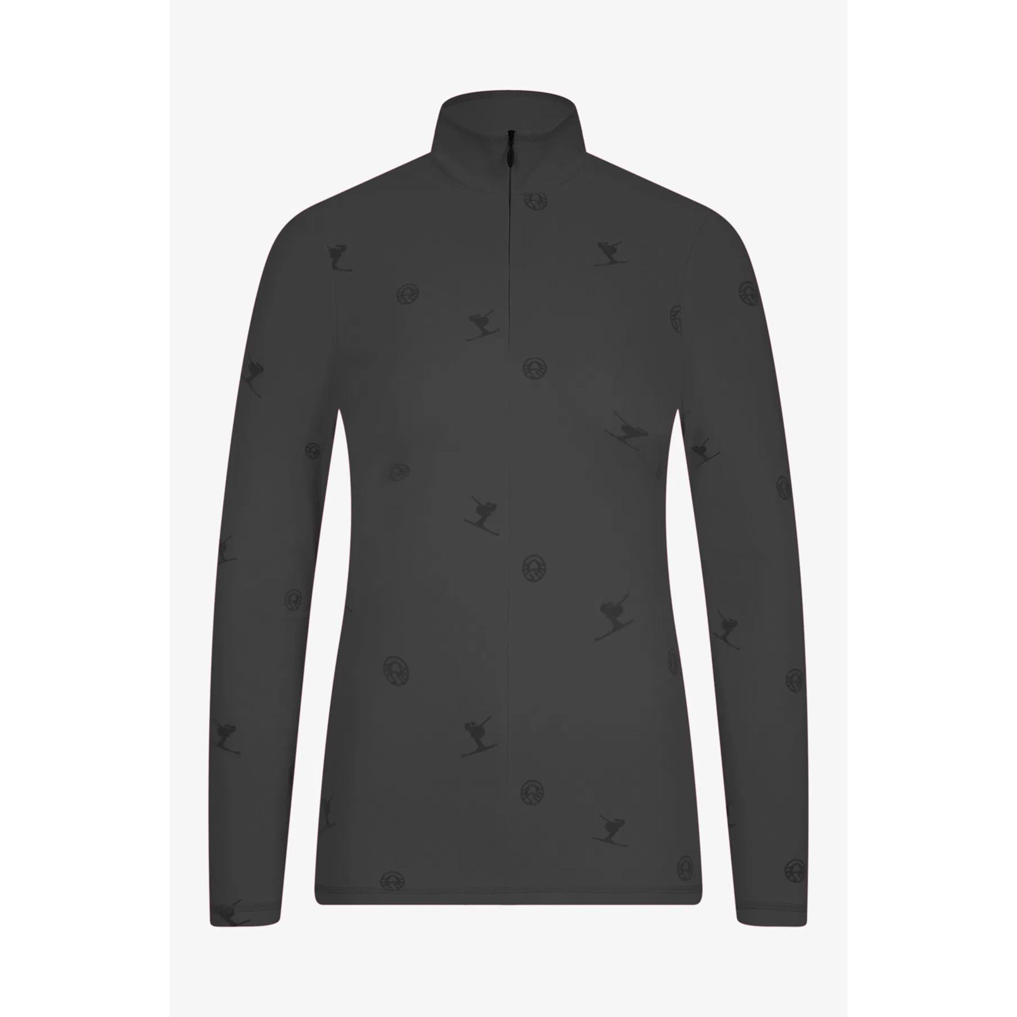 Helsinki Half Zip in Black