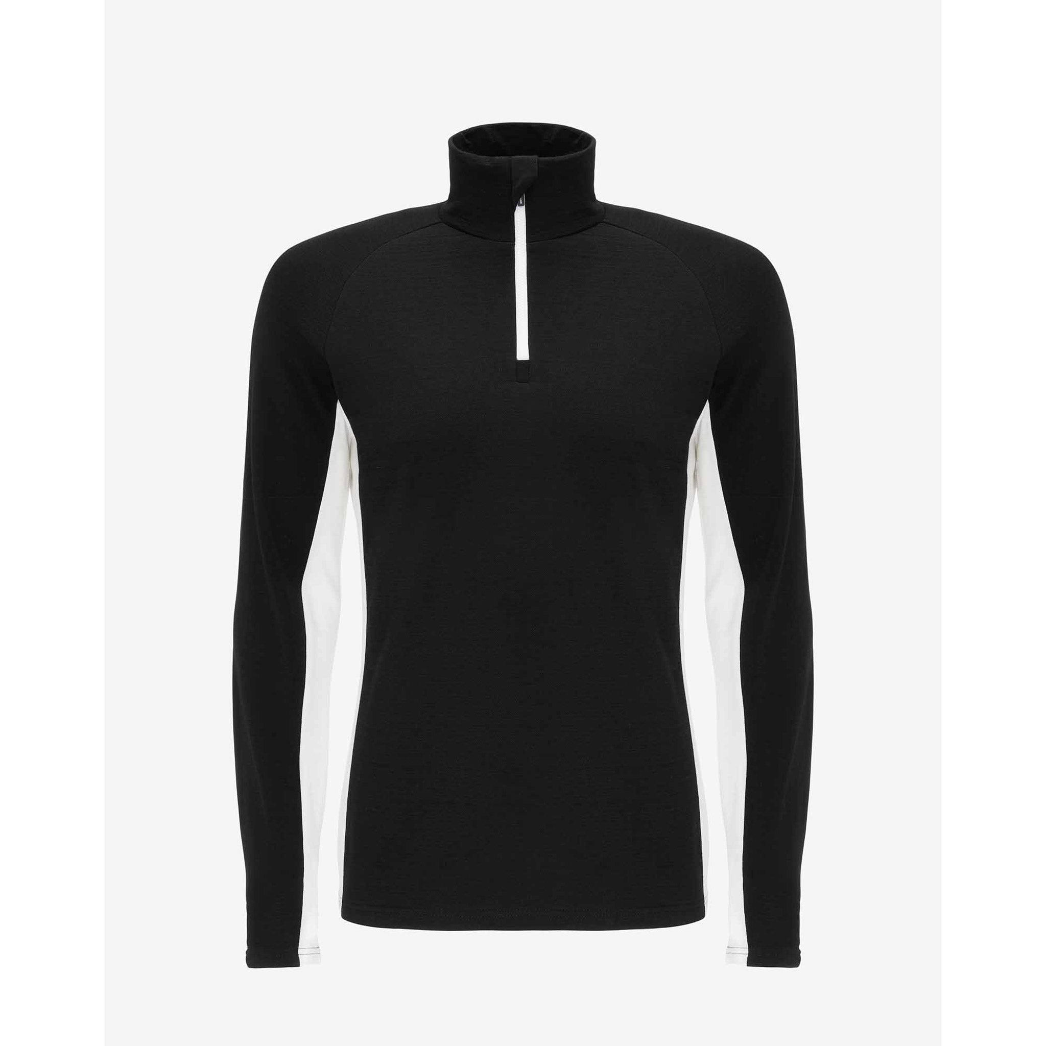 Voss Zipup Sweater in Black